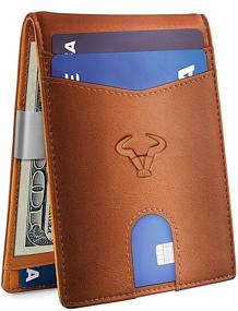 img 3 attached to 👝 Bulliant Leather Wallet Holders: Efficient 11-Card Capacity Men's Accessories