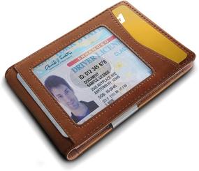 img 2 attached to 👝 Bulliant Leather Wallet Holders: Efficient 11-Card Capacity Men's Accessories