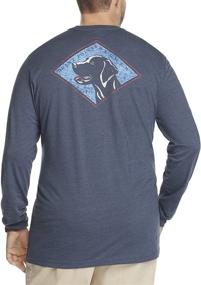 img 3 attached to IZOD Saltwater Graphic T Shirt Peacoat Men's Clothing and T-Shirts & Tanks
