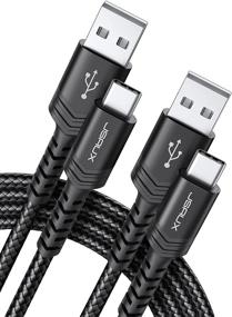 img 4 attached to 🔌 JSAUX Braided Charging Cable: Industrial Electrical Compatible Controller Charger