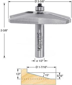 img 3 attached to Инструмент Amana 54117, 15 градусов, традиционный