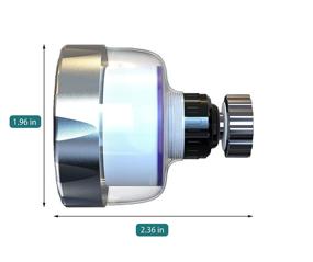 img 2 attached to 🚿 Rotating Bathroom Pressure Filters for Purified Water