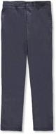 👖 french toast stretch twill skinny leg pant for girls logo