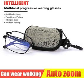 img 2 attached to Enhanced Reading Experience: Folding Progressive Multifocal Blue Light Blocking Reading Glasses