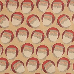 img 1 attached to 🎁 JAM PAPER Разноцветная упаковочная бумага для подарков - Рождественская упаковочная бумага из крафта - Общая площадь 125 кв.футов - Набор для Рождества из детского крафта - 5 рулонов в упаковке