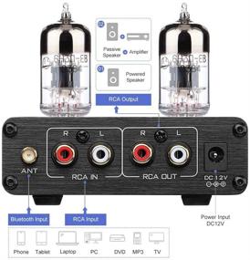 img 1 attached to [2021 Updated] AIYIMA Tube T7 Audio 6N3 Tube Preamp Bluetooth 5.0 Warm Vacuum Buffer Preamplifier with Treble Bass Tone - Ideal for Enhancing Home Theater Systems