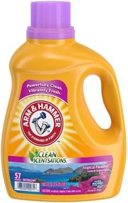 img 3 attached to 🌴 Arm & Hammer Clean Scentsations Tropical Paradise Liquid Laundry Detergent - 57 Loads, 100.5 Fl oz