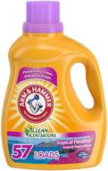 🌴 arm & hammer clean scentsations tropical paradise liquid laundry detergent - 57 loads, 100.5 fl oz logo