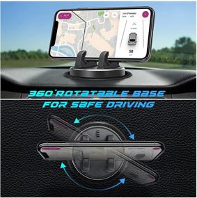 img 3 attached to Rotating Dashboard Anti Slip Compatible Smartphones