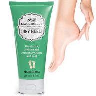 👣 maccibelle professional advanced heel care cream: repair and heal dry, cracked heels - moisturizing, non-greasy formula (4 oz, 1 piece) logo