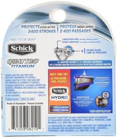 img 1 attached to Men's Shave & Hair Removal - Schick Quattro Titanium Razor Refills