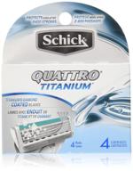 men's shave & hair removal - schick quattro titanium razor refills logo