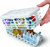 high capacity dishwasher basket for infants bottle parts and accessories - made in usa with 100% recycled plastic by prince lionheart логотип