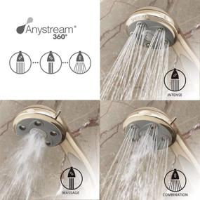 img 3 attached to 🚿 Speakman VS-2007-PB Napa Anystream Brass Handheld Shower Head, 2.5 GPM, Adjustable Multi-Function
