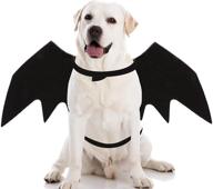 🦇 halloween pet bat wing costume for cats and dogs - spooky bat heroes theme for cosplay, parties, and decorations - halloween party favor for puppies and kittens логотип