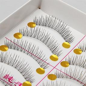 img 1 attached to 10 Pairs of Hand-Made Party False Eyelashes - Professional Makeup Eye Lashes by CJESLNA