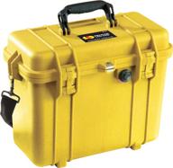 pelican 1430 camera case with foam (yellow) логотип