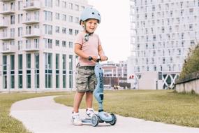 img 1 attached to 🛴 Scoot & Ride - Highwaykick 1 Children Adjustable 2-in-1 Scooter with Tip Prevention Safety Pad - Ages 1-5