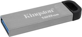 img 3 attached to 🔑 Kingston DataTraveler Kyson 128GB USB 3.2 Metal Flash Drive - DTKN/128GB - улучшен для SEO.