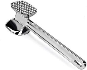 img 4 attached to 🥩 Multi-Purpose Meat Tenderizer Tool: 2-in-1 Beef Pork Chicken Beater Meat Hammer Mallet for Tenderizing - Kitchen Essential