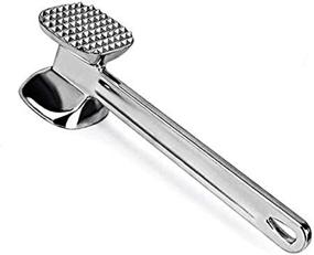 img 2 attached to 🥩 Multi-Purpose Meat Tenderizer Tool: 2-in-1 Beef Pork Chicken Beater Meat Hammer Mallet for Tenderizing - Kitchen Essential