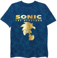 🏎️ sonic the hedgehog big boys t shirt: unleash your inner speedster with this stylish tee! logo