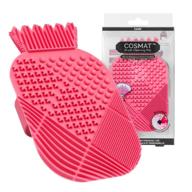 подушечка для чистки кистей cosmat pink логотип