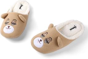 img 2 attached to Aerusi Unisex Flopsy Slipper Size 11-13.5 for Boys' Shoes