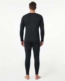 img 1 attached to LAPASA Mens Thermoflux Thermal Underwear Set: Heavy/Light/Mid Weight, Fleece Lined, Long Johns Warm Top & Pants