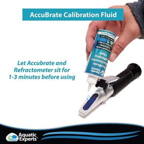 img 2 attached to 🔬 Aquatic Experts AccuBrate Refractometer and Hydrometer Salinity Calibration Fluid – Precise Solution to Calibrate Refractometer and Hydrometer for Accurate Testing of Natural Saltwater or Synthetic Sea Water