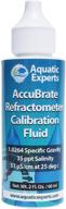 🔬 aquatic experts accubrate refractometer and hydrometer salinity calibration fluid – precise solution to calibrate refractometer and hydrometer for accurate testing of natural saltwater or synthetic sea water logo