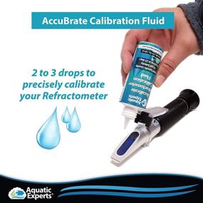 img 3 attached to 🔬 Aquatic Experts AccuBrate Refractometer and Hydrometer Salinity Calibration Fluid – Precise Solution to Calibrate Refractometer and Hydrometer for Accurate Testing of Natural Saltwater or Synthetic Sea Water