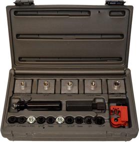 img 3 attached to Cal-Van Tools 165 Master Brake Flaring Kit - Double and Single Flares, Professional Inline Flaring Tools. High-Quality Tool Set