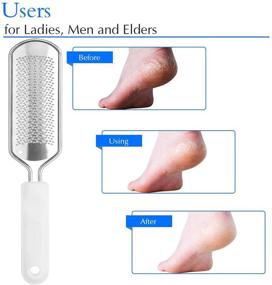 img 2 attached to Pedicure Professional Stainless Detachable Scrubber