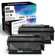 🖨️ ink e-sale 80x high yield black toner cartridge replacement for hp cf280x, for hp laserjet pro 400 m401a m401n m401d m401dn m401dne m401dw mfp m425dn printer - pack of 2 logo