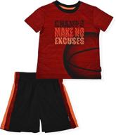 👕 spalding boys speed shorts set - alpha boys' clothing in sets logo