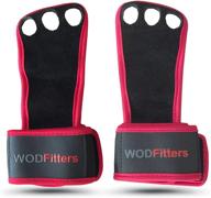 💪 wodfitters leather wrist support hand grips - ideal for cross training, functional exercises, kettlebell workouts & barbell training - wods & weightlifting - enhanced wrist support & callus protection for optimal performance логотип