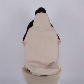 img 1 attached to Neoprene Waterproof Sweat Towel Car Seat Covers for Pets - Ultimate Protection for Your Front Bucket 🐾 Seats, Universal Fit for Cars, SUVs, and Trucks - Ideal for Running, Outdoor Sports, and Pet Owners (Beige, 1PCS)