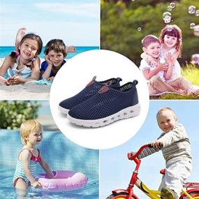 img 3 attached to 👞 LINGMAO Quick Dry Water Shoes for Little Boys