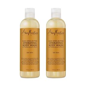 img 4 attached to Shea Moisture Raw Shea Butter Body Wash, 13 Fl Oz, Set of 2