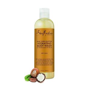 img 2 attached to Shea Moisture Raw Shea Butter Body Wash, 13 Fl Oz, Set of 2