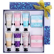 🎁 spa luxetique hand cream gift set - 8 pack travel moisturizing hand lotion with shea butter for dry hands, hand care gifts for women, best gift set for her logo