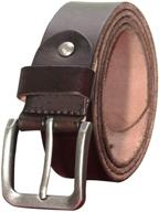 pazaro grain leather brown color men's accessories in belts logo