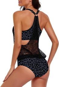 img 2 attached to Tankini Swimsuits Bathing Halter XX Large