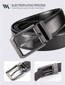 img 3 attached to WOLFANT Leather Casual Premium Quality Men's Accessories and Belts: Elevate Your Style with Fine Leather Essentials