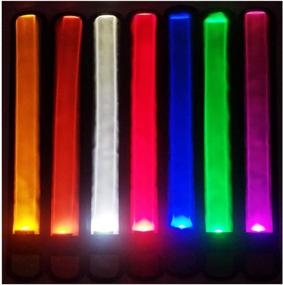 img 1 attached to ⚡️ Enhanced Safety: Pack of 2 LED Light Up Armband Reflective Gear Lights Slap Bracelets for Women Men Kids Night Running Dog Walking