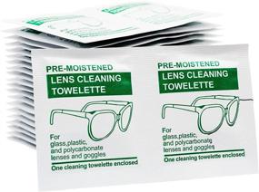 img 4 attached to Lens Wipes for Eyeglasses (Set of 100) by Cleanix - Effective Glasses Cleaner Wipes for Lenses, Screens, Camera Lenses, Tablets, Sunglasses, and More