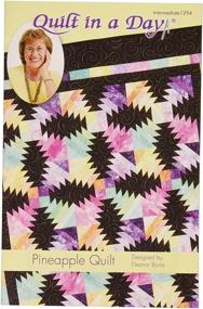 img 3 attached to 🍍 Pineapple Quilt Pattern by Eleanor Burns: A Quilt in a Day Masterpiece