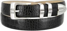 img 4 attached to Italian Calfskin Leather Designer Alligator Men's Accessories