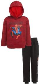 img 4 attached to Marvel 2 Piece Fleece Spider Man Hoodie